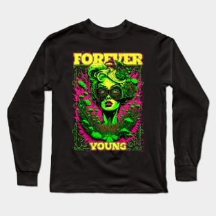 FOREVER YOUNG MARILYN MONROE MUSHROOM Long Sleeve T-Shirt